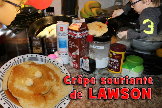 Lawson Making Pancakes